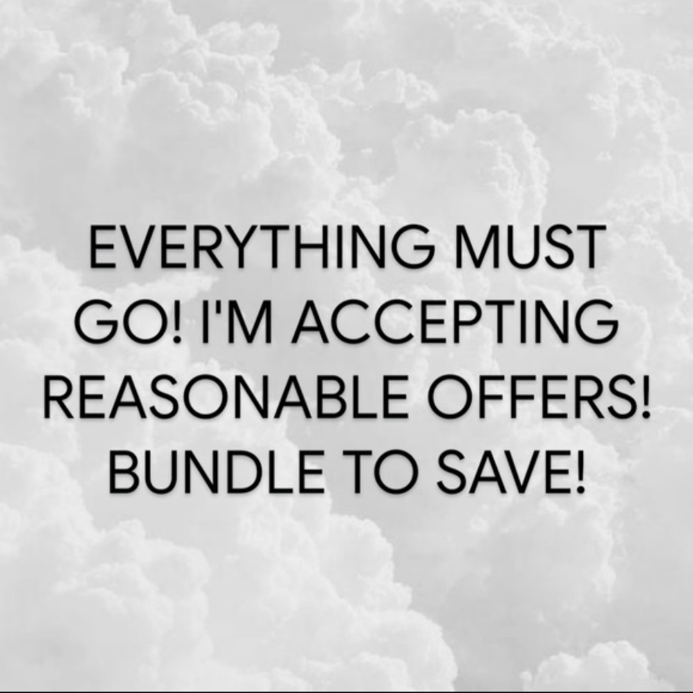 ACCEPTING OFFERS : EVERYTHING MUST GO